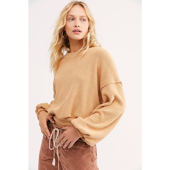 Nwot Free People Beach Happy Pullover 
